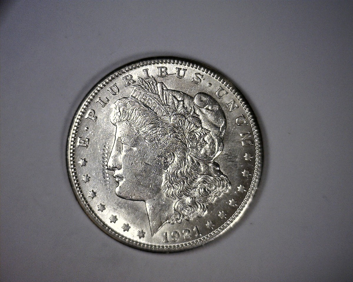 pn444 エラー銀貨 1921年S. モルガン・ダラー 銀貨 cracking NGC MS62 モルガンダラー モルガン1ドル銀貨 1921年 アメリカ