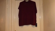 Marks & Spencer M&S Collection Cotton Blend Sleeveless Top Maroon Size XL NWT