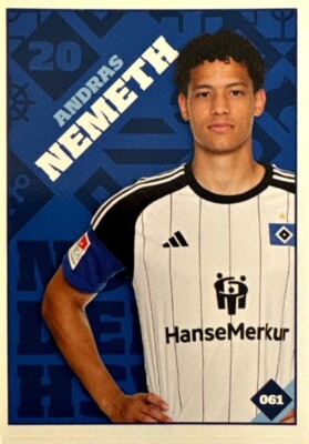 Rewe HSV Sticker - einzelne Sticker Nr. 061 - ANDRAS NEMETH