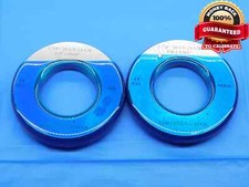 1 7/8 20 UN 2A SOLID LEFT HAND THREAD RING GAGES 1.875 GO NO GO = 1.8410 1.8361