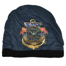 U.S Navy United States Sublimated Knit Beanie Military The Sea Is Ours Cuffless