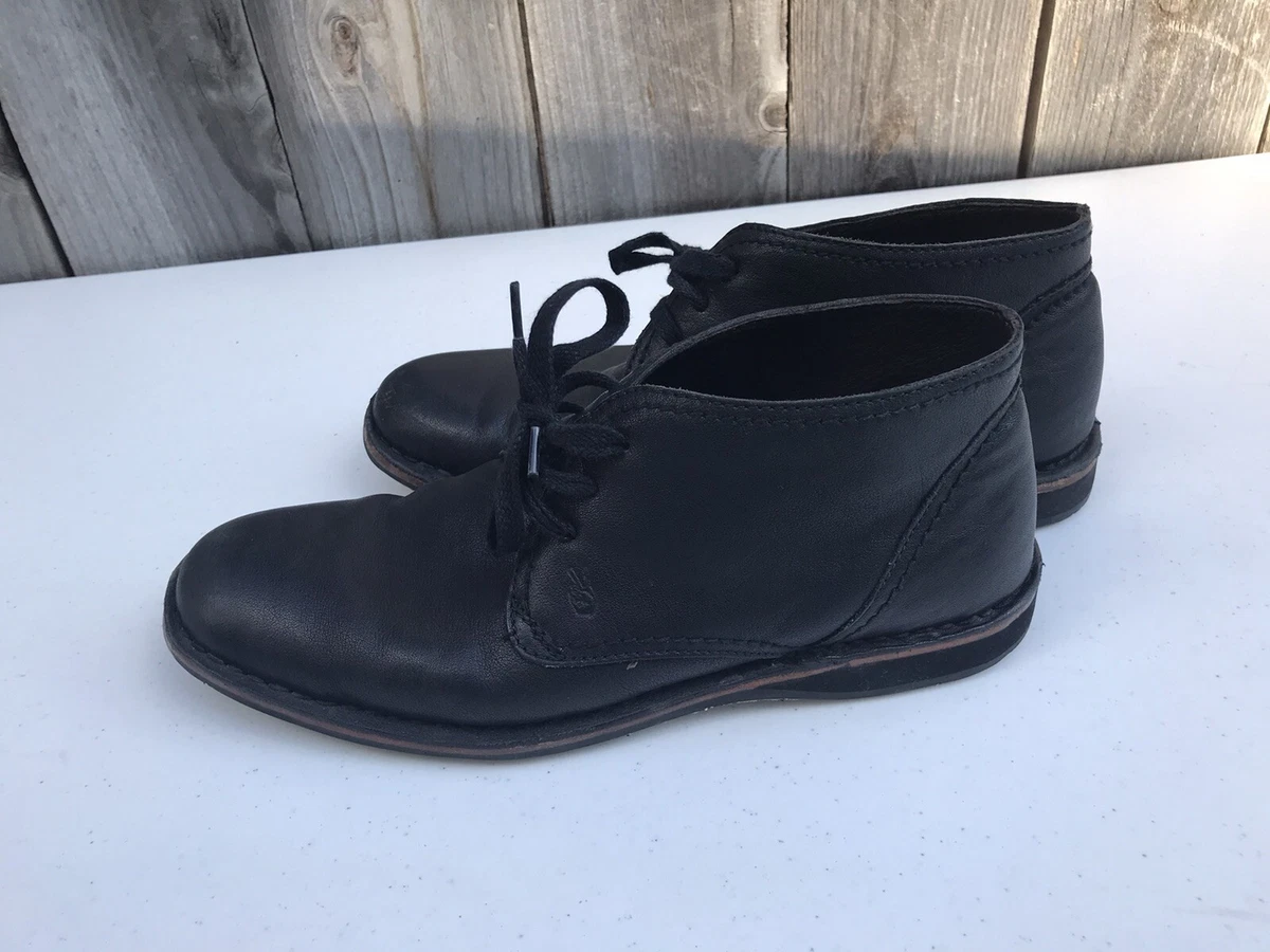 JOHN VARVATOS Mens Hipster Chukka Boots Shoes Black Distressed