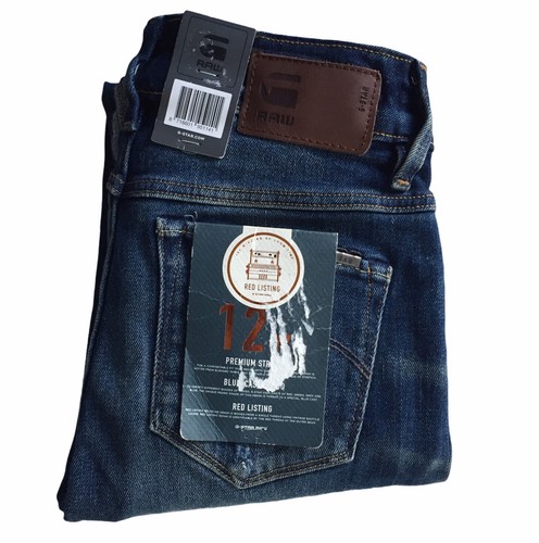G-Star Raw Jeans 3301 W23 L32 Contour High Straight Leg RL Selvedge RRP $260 - Picture 10 of 10