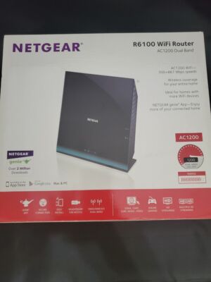 Netgear Router R6100 NIB Netgear AC1200 WiFi Router Model R6100 Dual Band 300+900 | eBay