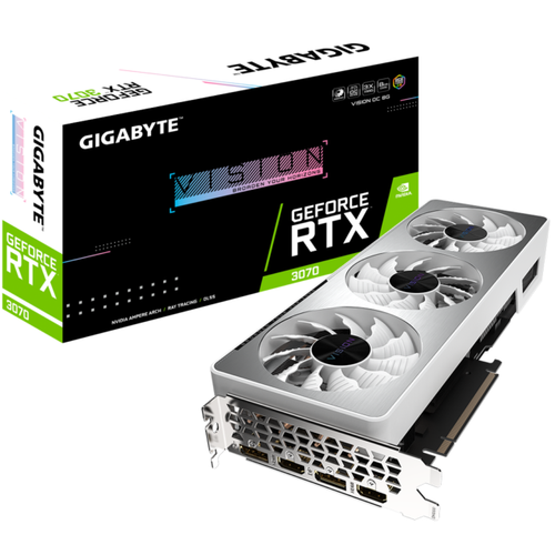 GIGABYTE RTX 3070 Vision OC 8GB GDDR6 Graphics Card (GVN3070VISIONOC8GD)