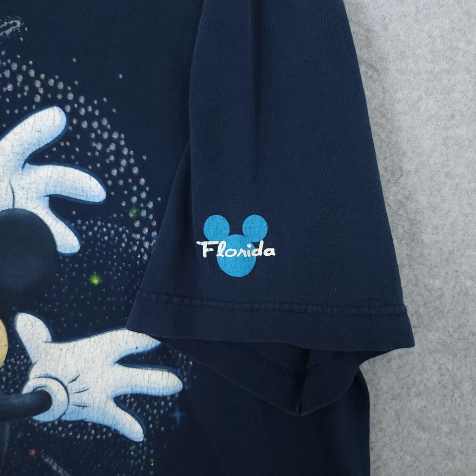 Винтажная мужская рубашка Disney XL Mickey Mouse Florida ретро мультфильм Джерри Ли - Изображение 3 из 4