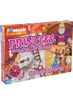 PRINCESS SNAKES AND LADDERS - KIDS COUNTING BOARD GAME NOGGIN PLAYGROUND OUTSET