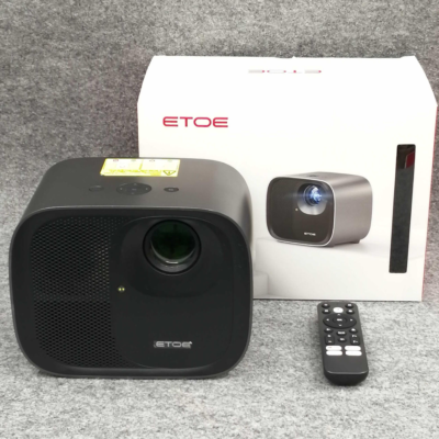 Etoe A1332 Projector Android TV 200 Screen Auto Focus Black Etoe A1332 Projector Android TV 200 Screen Auto Focus Black