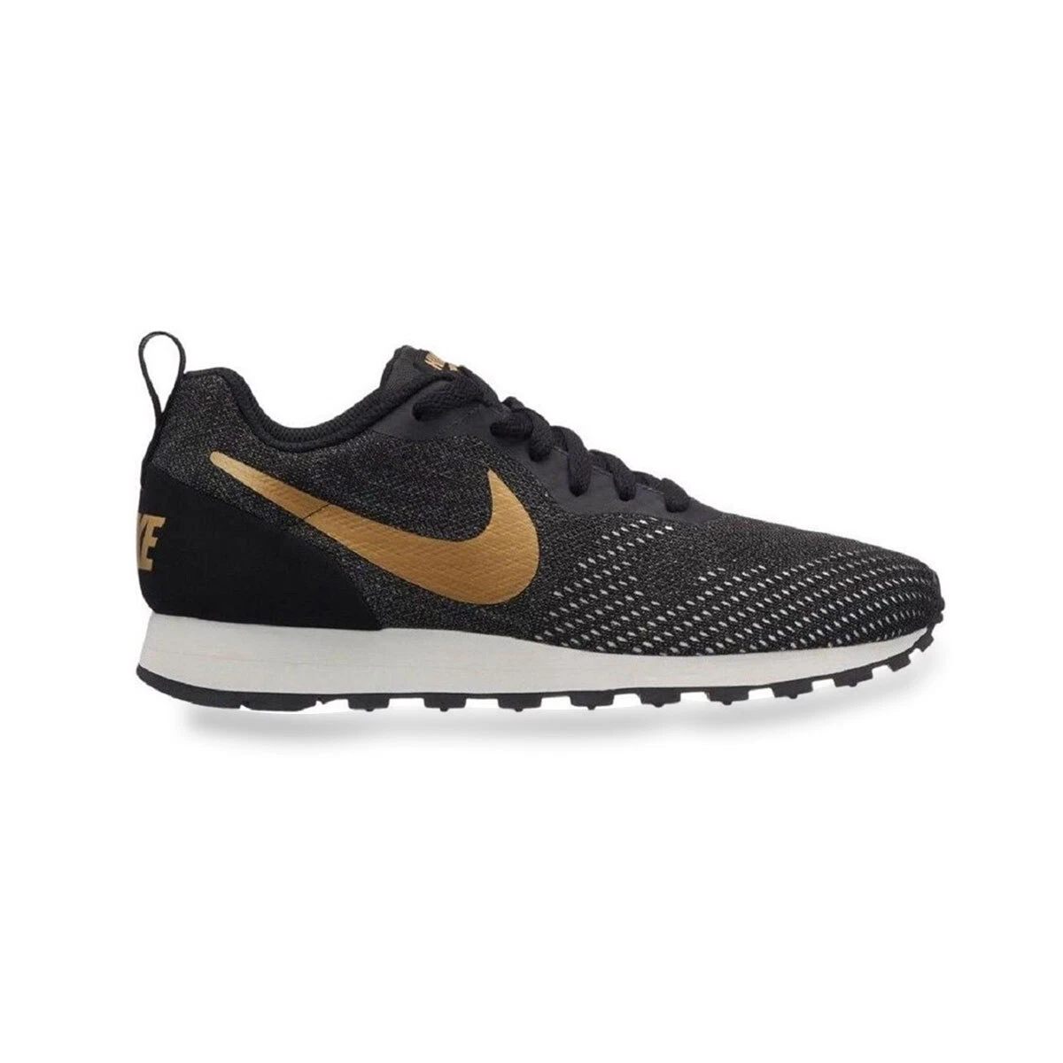 Nike Women&#039;s Runner 2 916797-007 Black/Gold/White/Gray 6-12 Brand New eBay