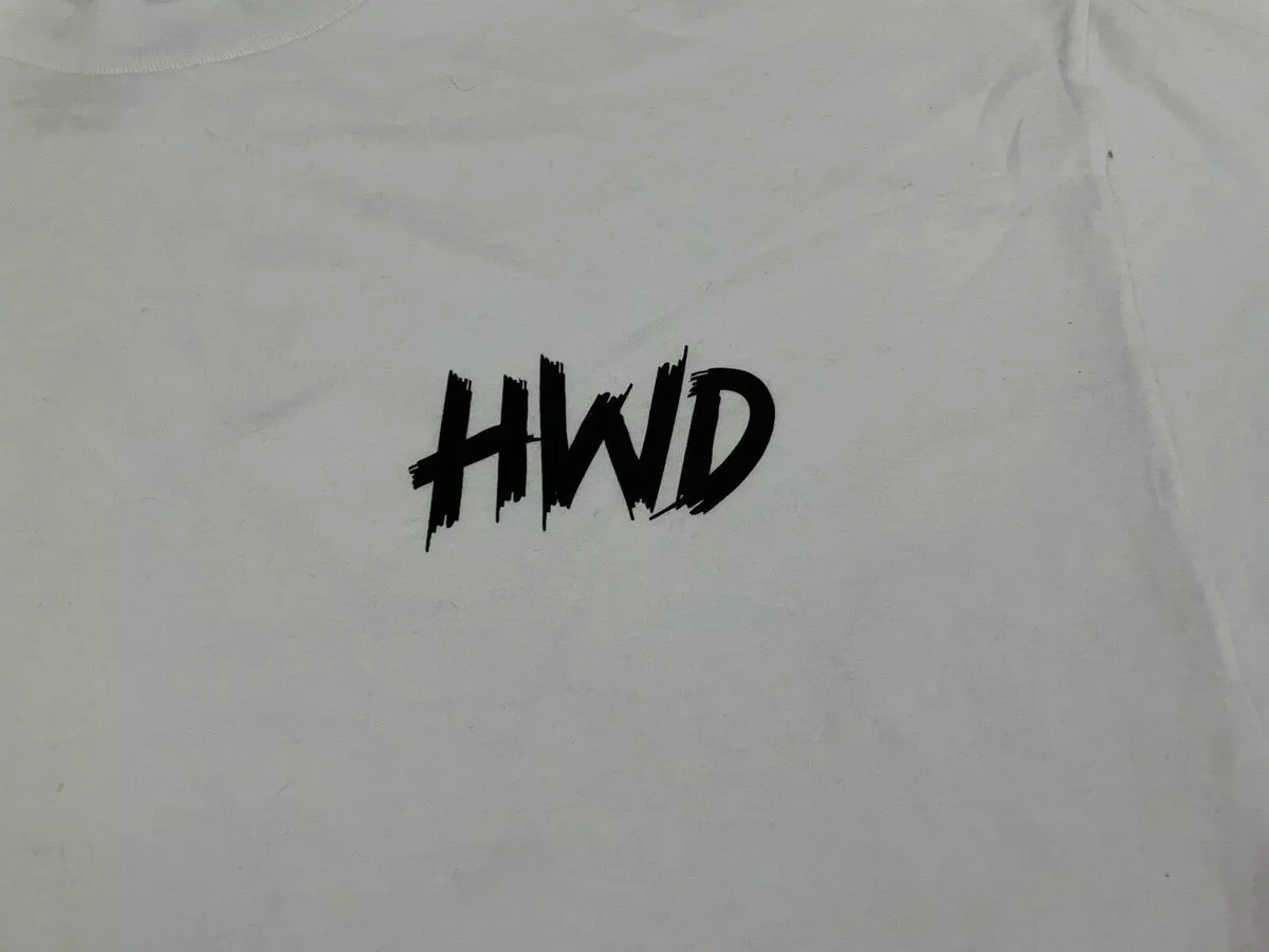New Mens HWD Halfway Dead White Graphic T shirt Size 2XL