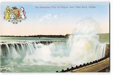 Postcard The Horseshoe Falls of Niagara, from Table Rock, Canada Vintage VPC01.
