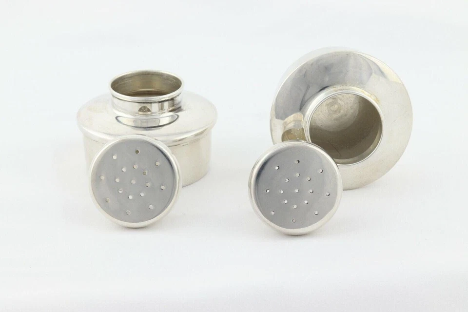 纯银盐和胡椒瓶 Paul Revere 复制 B 和 M Ster — 第 2/4 张图片