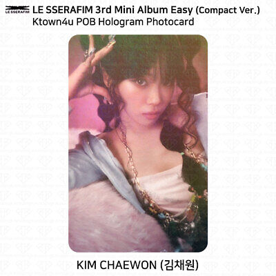 Le Sserafim 3rd Mini Album Easy Ktown4u POB Photocard KPOP K Le Sserafim 3rd Mini Album Easy Ktown4u POB Photocard KPOP K