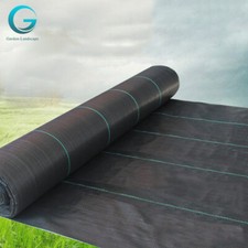 3.2oz Weed Barrier Fabric Woven Earthmat Ground Cover Heavy-Duty 3x100FT