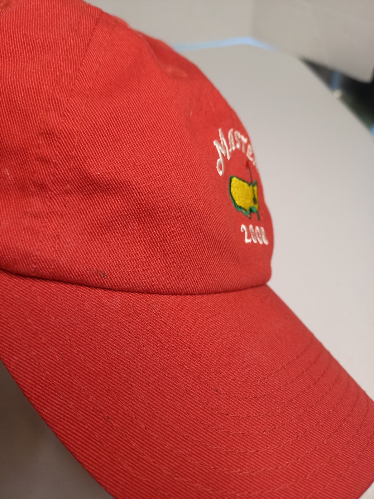 Masters Hat Cap Strap Back Adjustable Men Red 200… - image 4