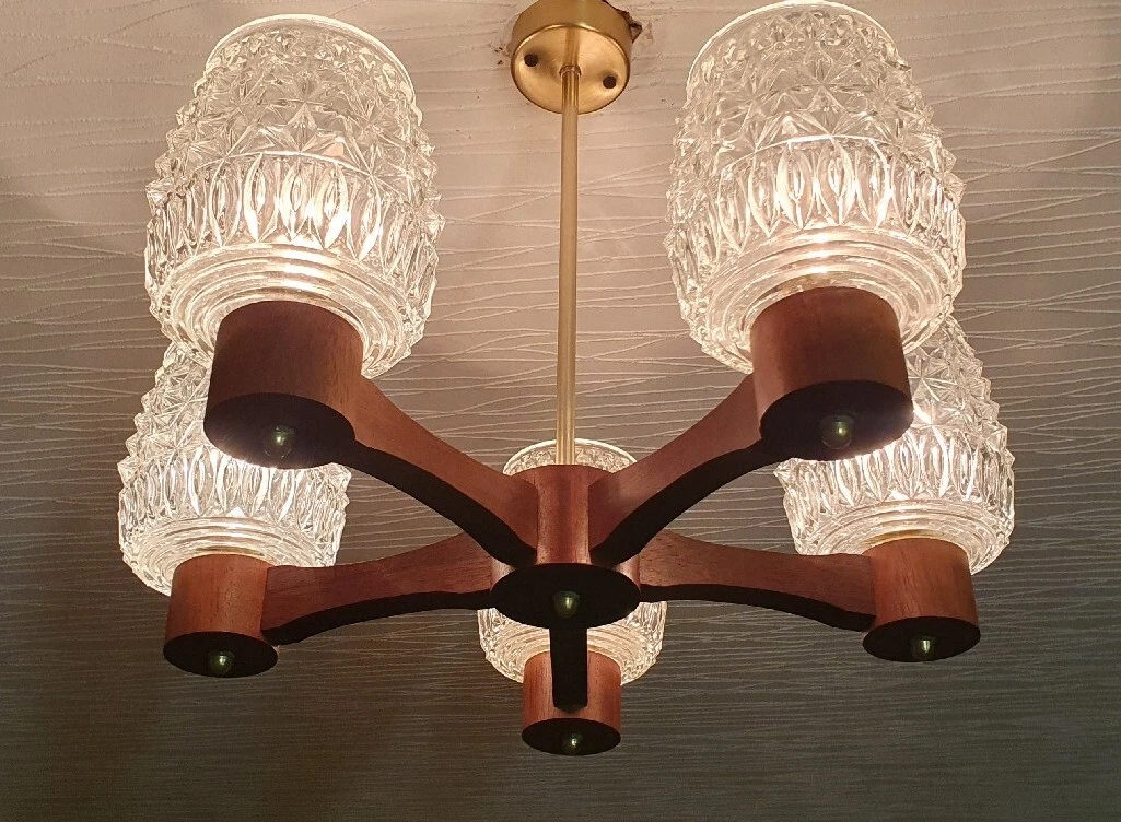 Mid century retro ceiling light clearance