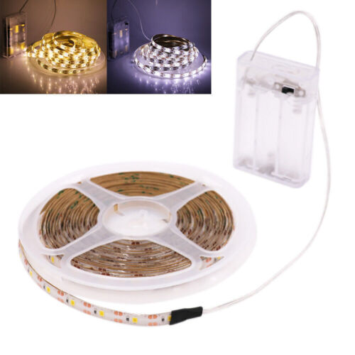 AA Akku TV LED Streifen Licht PC TV Hintergrundbeleuchtung 2835 Schrank Küche LED Band Lampe - Bild 1 von 10