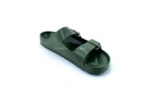 Sun Stone Men's Jude SlipOn Sandals Men's Slip-On Green