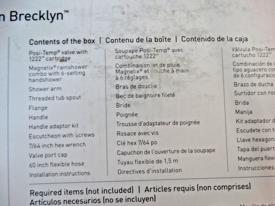 Moen Brecklyn 82611BL Tub and Shower Faucet with Magentix, Matte Black