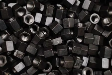 (50) Grade 8 High Hex Nut 5/8-18 Plain Finish SAE J995 Nuts 27/32 Tall x 15/16