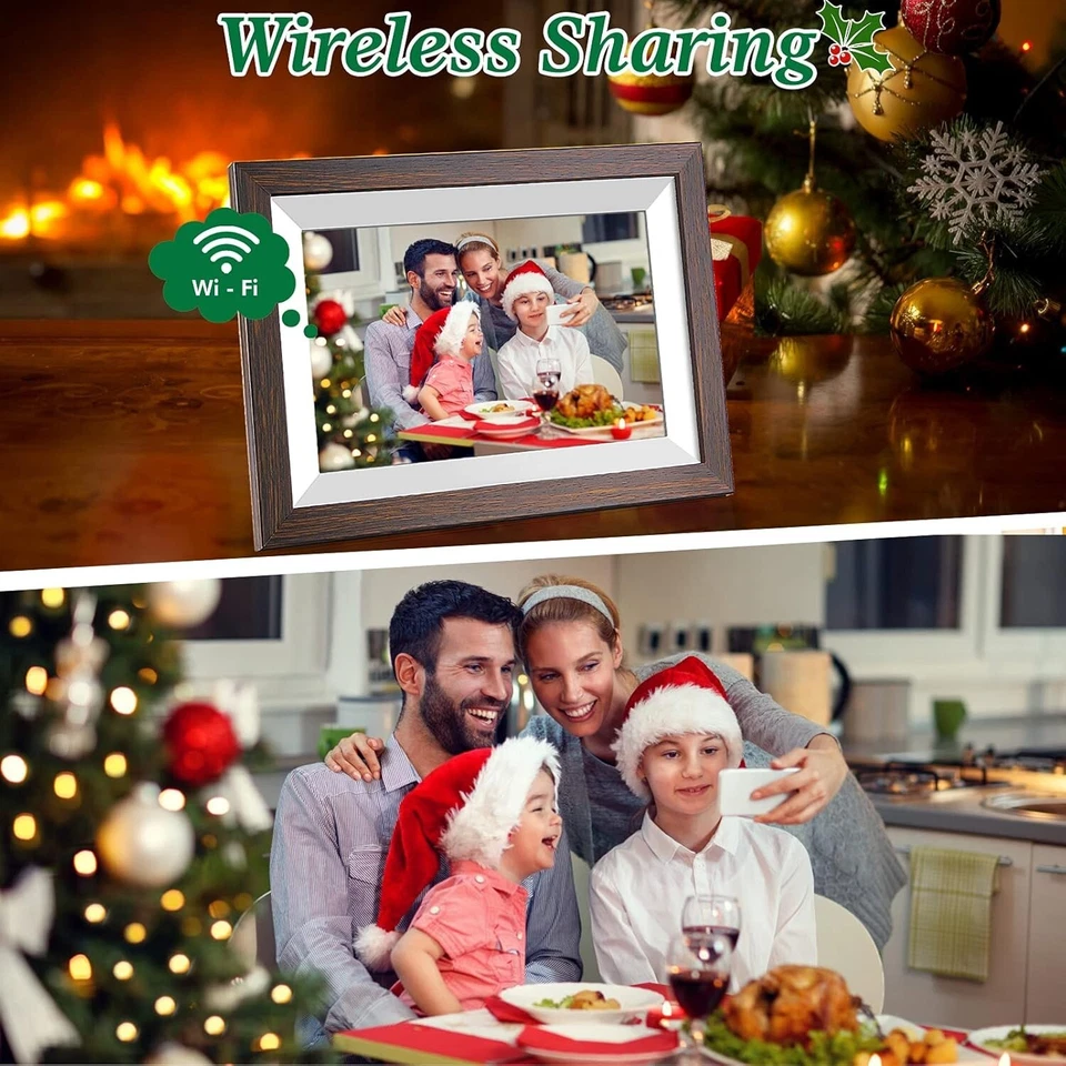 10.1 Inch WiFi Digital Picture Frame - Share Memories Instantly via Frameo App - Image 4 of 4