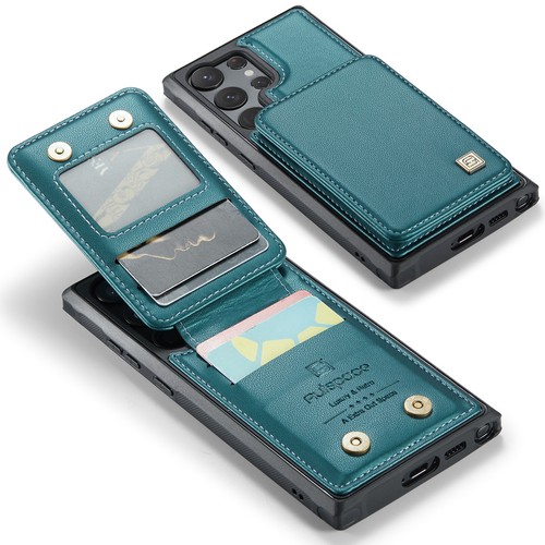 For Samsung Galaxy S23 Ultra S22 S21 Plus RFID Blocking Leather Wallet Card Case - Picture 4 of 79