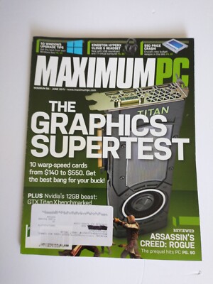 Maximum PC magazine June 2015 Vol 20 No 6 Graphics Card Supertest 