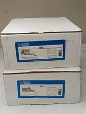 (Lot of 2) System Sensor SBBSPRL Red Fire Alarm Speaker Surface Mount Back Box