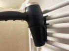 Hairdryer Holder for Radiator–Clip-On Storage Rack for Hair Dryer & Styling Tool