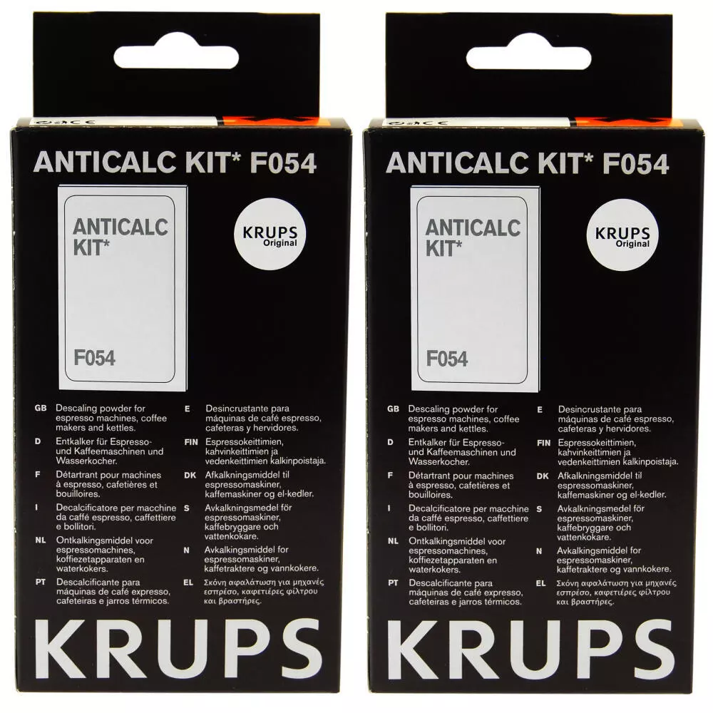 Krups Anticalc Kit* F054 Descaler, Pack of 2