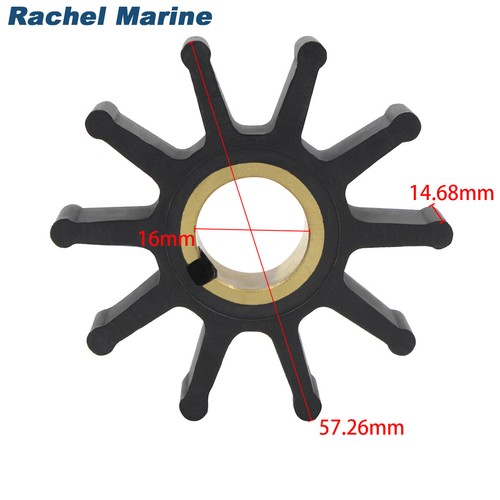 Water Pump Impeller For Chrysler Force 35 45 55 HP Outboard 18-3084 47-F40065-2 - Foto 1 di 9