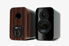 Q ACOUSTICS CONCEPT 300 COPPIA DIF.RI BOOKSHELF BLACK/ROSEWOOD SENZA STAND
