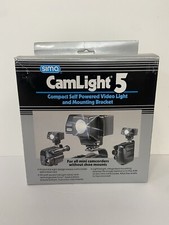 Sima Cam Light 5 Compact Self Powered Video Light And Mounting Bracket - Tested