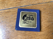 Cyrix 6x86 PR166 (133 Mhz) - Vintage CPU for retro computer socket 7 - Tested !