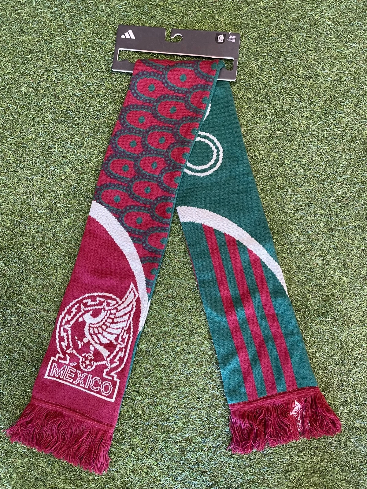 adidas Mexico National Team Scarf - Red/Green/White