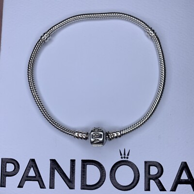 PANDORA Moments Snake Chain Bracelet ALE 925 Inches (ref