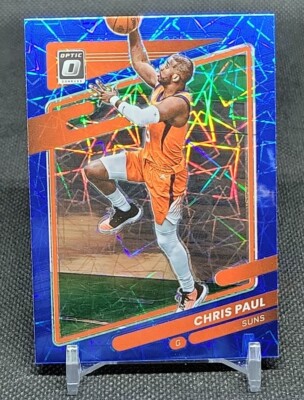 2021-22 Donruss Optic Blue Velocity #115 Chris Paul
