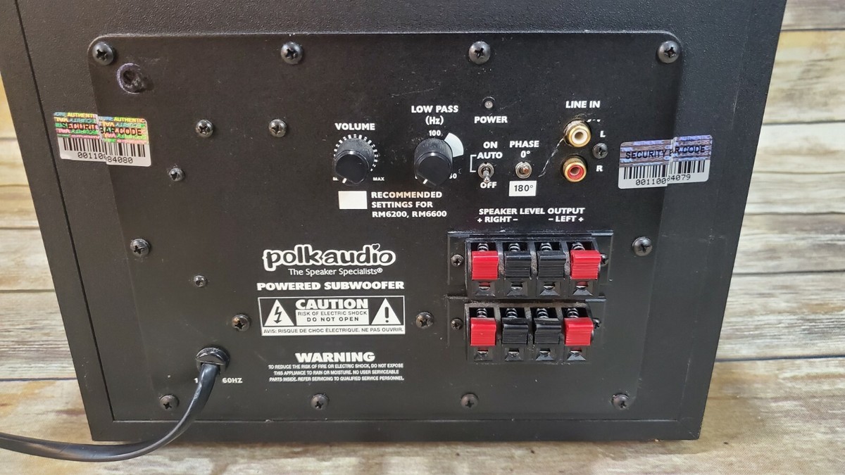 Polk Audio PSW250 Powered Subwoofer Speaker Tested | eBay