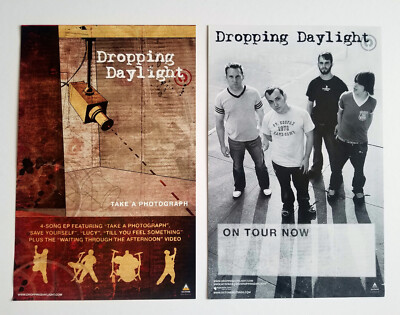 Dropping Daylight Take A Photograph Promo Poster 2005 Brace Yourself RARE 11x17
