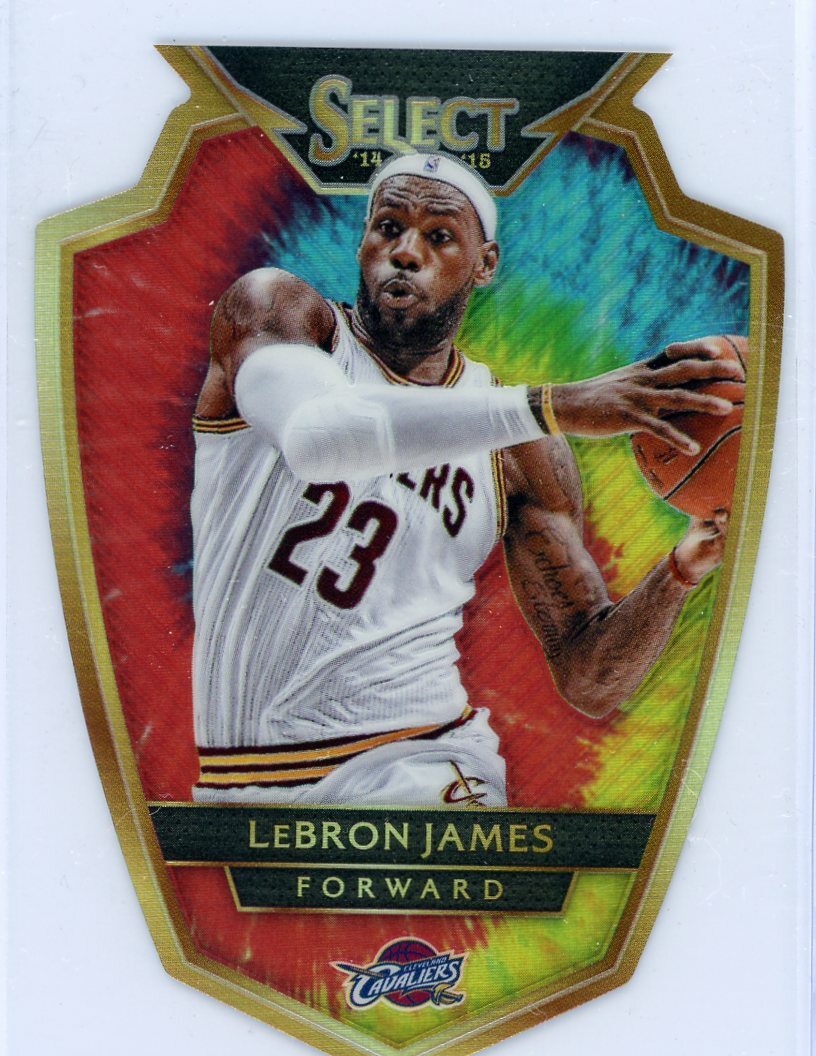 2014/15 Panini Select Tie-Dye #119 Lebron James #06/25