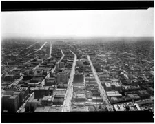 Los Angeles Looking South From Figueroa Street 1925 California - Old Photo
