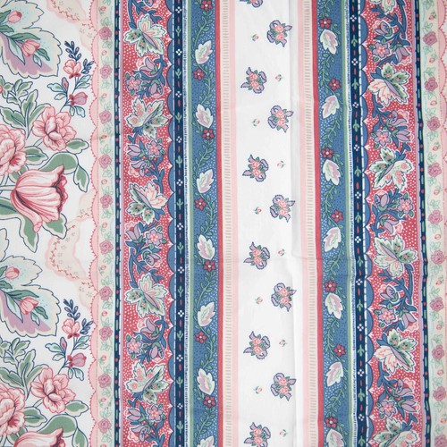 Set of 2 Vintage Floral Cottagecore Farmhouse Curtain Panels 64" Long - Picture 2 of 6