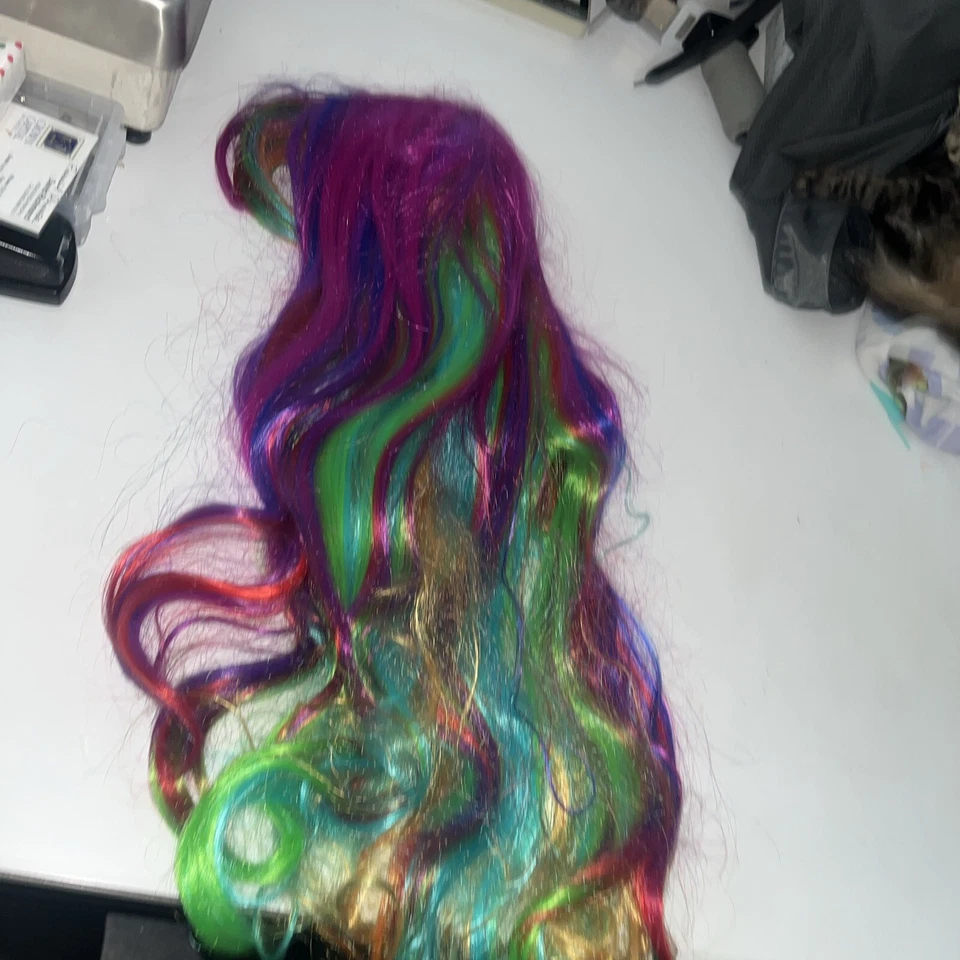 Rainbow Colorful Wig - Image 4 of 4