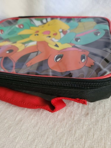 Pokemon 2 Way Carrying Case Made of Plastic & Nylon 9" Tall 10" Across & 2" Wide - Picture 3 of 8