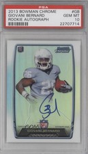2013 Bowman Rookie Chrome Refractor Giovani Bernard PSA 10 GEM MT Auto 0t3