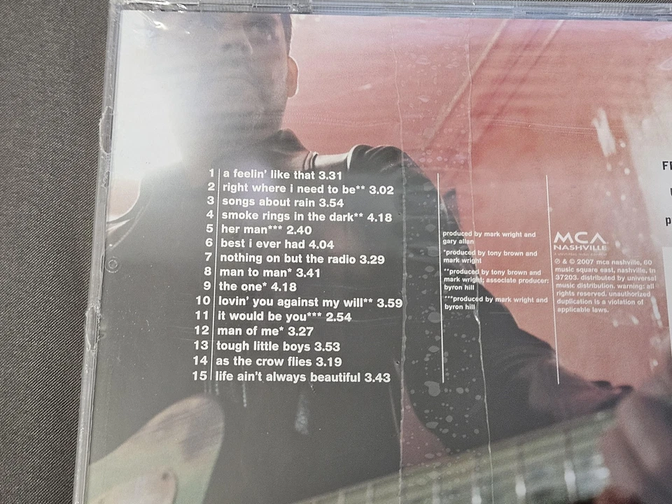 Gary Allan CD Sealed Greatest Hits Country Music MCA Nashville BMG Direct 2007 Foto 4 de 4