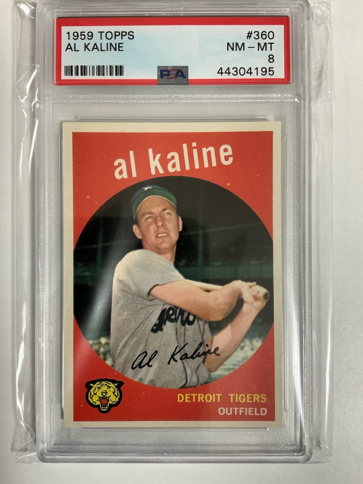 Al Kaline 1959 Topps PSA 8 Sharp! #360 Detroit TIgers HOF