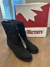 Toe Warmers Boots Womens Size 9 N Black Jennifer Waterproof Winter Snow 3633N