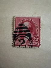 1894 US Postage Stamp George Washington  2¢ Red Stamp  US-401