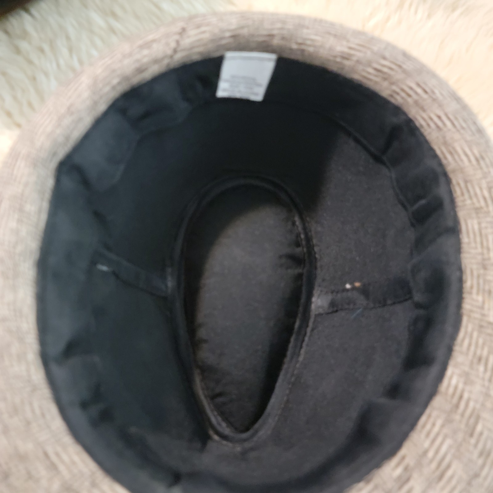 Tweed Patchwork Multicolor Fedora Hat - image 6